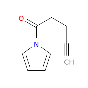 1H-Pyrrole, 1-(1-oxo-4-pentynyl)-
