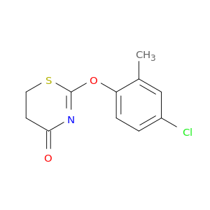 4H-1,3-Thiazin-4-one, 2-(4-chloro-2-methylphenoxy)-5,6-dihydro-