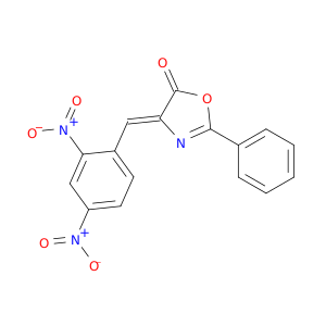 5(4H)-Oxazolone, 4-[(2,4-dinitrophenyl)methylene]-2-phenyl-, (Z)-