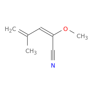 2,4-Pentadienenitrile, 2-methoxy-4-methyl-, (E)-