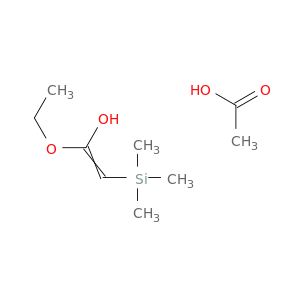 Ethenol, 1-ethoxy-2-(trimethylsilyl)-, acetate