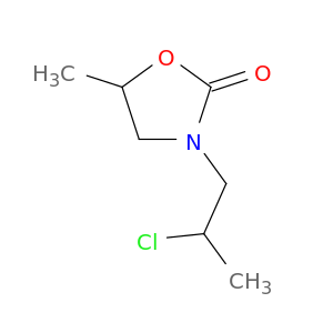2-Oxazolidinone,3-(2-chloropropyl)-5-methyl-
