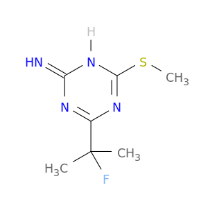 4-(1-氟-1-甲基乙基)-6-(甲基)-1,3,5-三嗪-2-胺