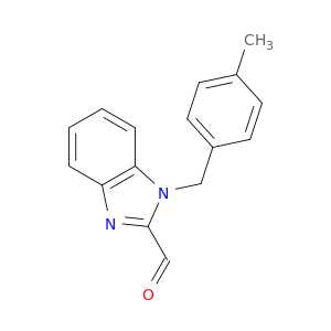 1-(4-甲基苄基)-1H-苯并咪唑-2-甲醛