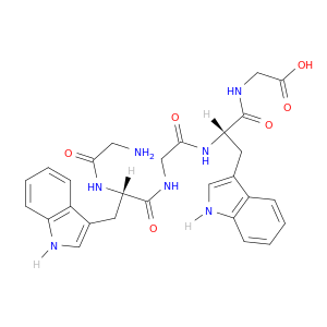 Glycine, N-[N-[N-(N-glycyl-L-tryptophyl)glycyl]-L-tryptophyl]-