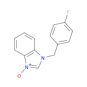 1H-Benzimidazole, 1-[(4-fluorophenyl)methyl]-, 3-oxide
