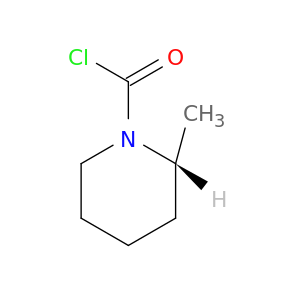 1-Piperidinecarbonylchloride, 2-methyl-, (R)- (9CI)