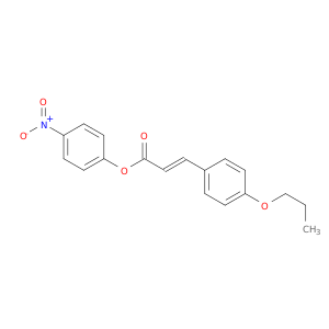 2-Propenoic acid, 3-(4-propoxyphenyl)-, 4-nitrophenyl ester, (E)-