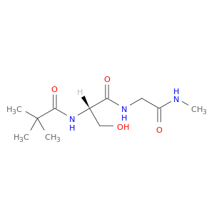 Glycinamide, N-(2,2-dimethyl-1-oxopropyl)-L-seryl-N-methyl-