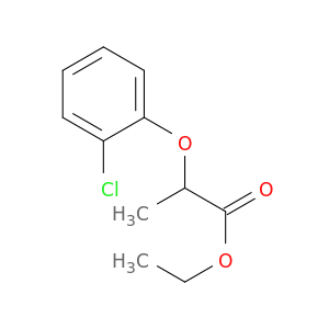 Propanoic acid, 2-(2-chlorophenoxy)-, ethyl ester