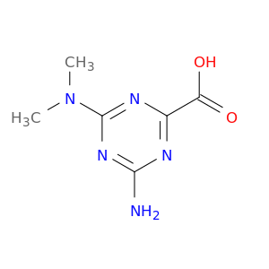 4-amino-6-(dimethylamino)-1,3,5-triazine-2-carboxylic acid