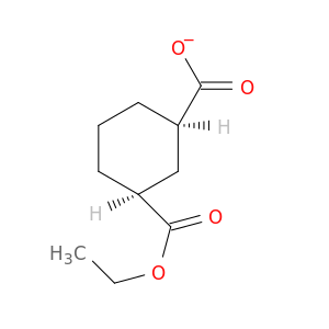 1,3-Cyclohexanedicarboxylic acid, monoethyl ester, (1S,3R)-