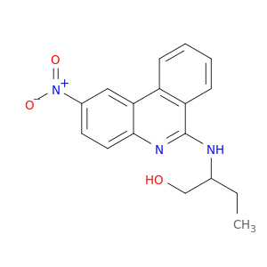 2-[(2-nitrophenanthridin-6-yl)amino]butan-1-ol
