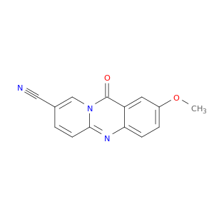 11H-Pyrido[2,1-b]quinazoline-8-carbonitrile, 2-methoxy-11-oxo-