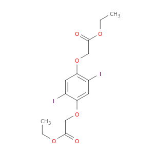 Acetic acid, 2,2'-[(2,5-diiodo-1,4-phenylene)bis(oxy)]bis-, diethyl ester