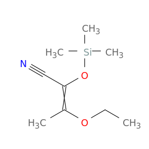 2-Butenenitrile, 3-ethoxy-2-[(trimethylsilyl)oxy]-