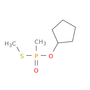 Phosphonothioic acid, methyl-, O-cyclopentyl S-methyl ester