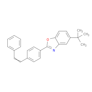 Benzoxazole, 5-(1,1-dimethylethyl)-2-[4-(2-phenylethenyl)phenyl]-