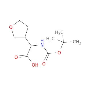2-((叔丁氧基羰基)氨基)-2-(四氢呋喃-3-基)乙酸