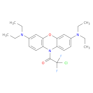 10H-Phenoxazine, 10-(chlorodifluoroacetyl)-3,7-bis(diethylamino)-