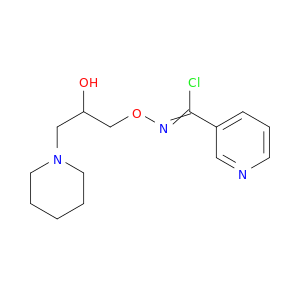 N-[2-羟基-3-(1-哌啶基)丙氧基]-3-吡啶甲酰亚胺酰氯