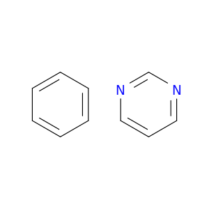 Pyrimidine, compd. with benzene (1:1)