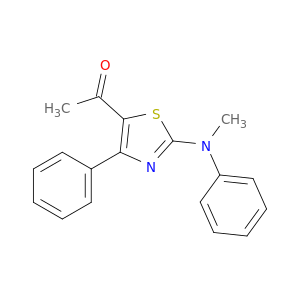 Ethanone, 1-[2-(methylphenylamino)-4-phenyl-5-thiazolyl]-