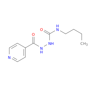 4-Pyridinecarboxylicacid, 2-[(butylamino)carbonyl]hydrazide