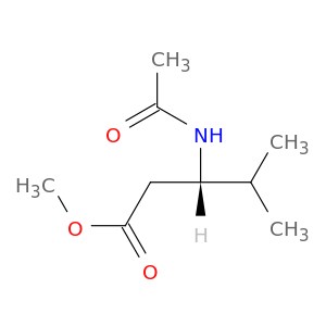 Pentanoic acid, 3-(acetylamino)-4-methyl-, methyl ester, (3S)-
