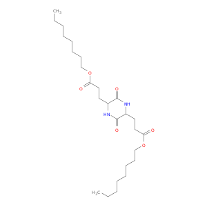 2,5-Piperazinedipropanoic acid, 3,6-dioxo-, dioctyl ester