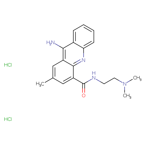 9-氨基-N-(2-(二甲氨基)乙基)-2-甲基吖啶-4-甲酰胺盐酸盐