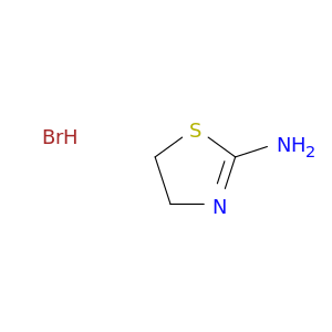 2-噻唑胺,4,5-二氢-,氢溴酸盐(1：1)