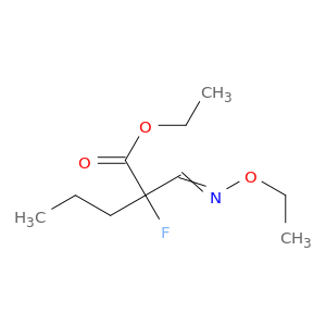 Pentanoic acid,2-(ethoxyiminomethyl)-2-fluoro-, ethyl ester