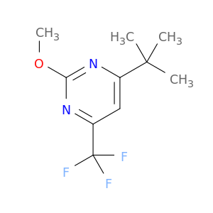 Pyrimidine, 4-(1,1-dimethylethyl)-2-methoxy-6-(trifluoromethyl)-