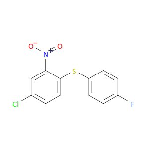 Benzene, 4-chloro-1-[(4-fluorophenyl)thio]-2-nitro-