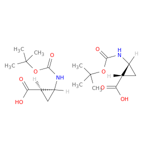rel-(1R,2S)-2-((叔丁氧基羰基)氨基)环丙烷-1-羧酸