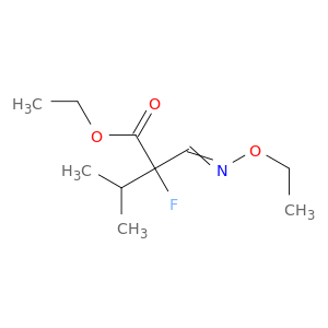 ethyl 2-[(z)-ethoxy(imino)methyl]-2-fluoro-3-methylbutanoate
