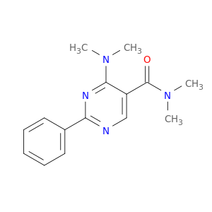 5-Pyrimidinecarboxamide, 4-(dimethylamino)-N,N-dimethyl-2-phenyl-