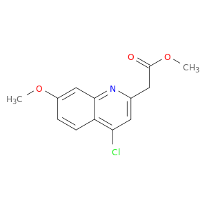 Methyl 2-(4-chloro-7-methoxyquinolin-2-yl)acetate