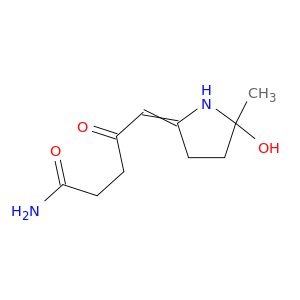 Pentanamide, 5-(5-hydroxy-5-methyl-2-pyrrolidinylidene)-4-oxo-