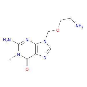 6H-Purin-6-one,2-amino-9-[(2-aminoethoxy)methyl]-1,9-dihydro-