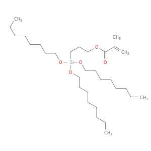 2-Propenoic acid, 2-methyl-, 3-[tris(octyloxy)silyl]propyl ester