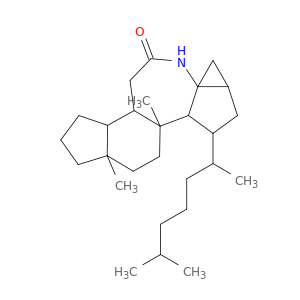 3a,5a-dimethyl-6-(6-methylheptan-2-yl)tetradecahydro-1h-cyclopropa[1,5]cyclopenta[1,2-b]indeno[5,4-d]azepin-10(11h)-one