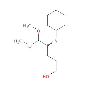 1-Pentanol, 4-(cyclohexylimino)-5,5-dimethoxy-