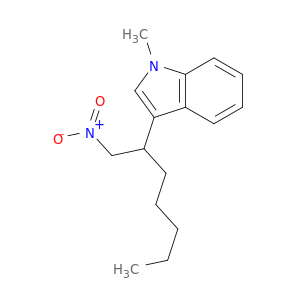 1H-Indole, 1-methyl-3-[1-(nitromethyl)hexyl]-