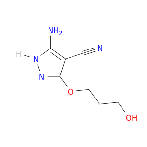 5-amino-3-(3-hydroxypropoxy)-1H-pyrazole-4-carbonitrile