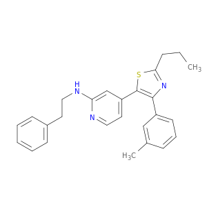 N-[4-[4-(3-METHYLPHENYL)-2-PROPYL-1,3-THIAZOL-5-YL]-2-PYRIDYL]-N-(2-PHENYLETHYL)AMINE