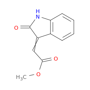 Acetic acid, (1,2-dihydro-2-oxo-3H-indol-3-ylidene)-, methyl ester