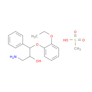 (2RS,3RS)-1-Amino-3-(2-ethoxyphenoxy)-2-hydroxy-3-phenylpropane Methanesulfonate Salt