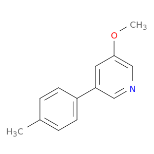 吡啶,3-甲氧基-5-(4-甲基苯基)-